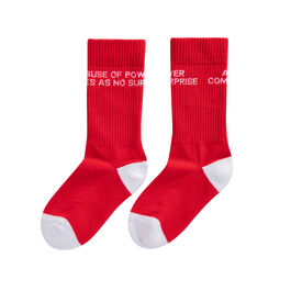 Jenny Holzer Abuse of Power socks